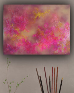 Pink Dream Resin Art, Resin artwork, Resin painting